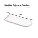 Bajera Colchón bambula plumeti blanco