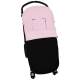 Sacos de Silla Impermeables Oxford Liso Negro, interior en pelo rosa