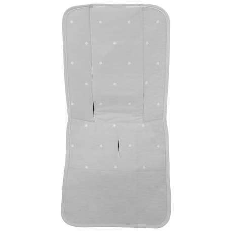 Fundas silla en piqué gris con bordado de estrellas