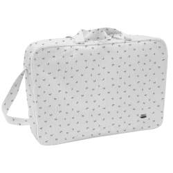Maleta Tejido Estampado Indra Gris