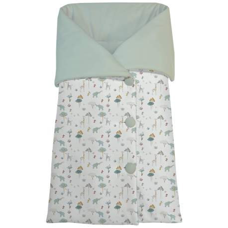 Sacos Capazo Cruzados elefante verde