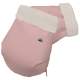 Guantes Polipiel Rosado con el interior en villela o en pelo liso.