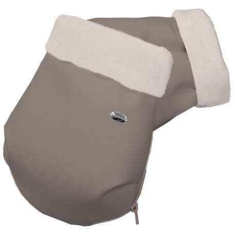 Guantes Polipiel Visón con el interior en villela o en pelo liso.