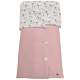 Sacos Capazo Cruzados Bambi Rosado Exterior Serker Rosa. Interior Pelo o Villela Estampado