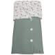 Sacos Capazo Cruzados Bambi Verde Exterior Serker Verde. Interior Pelo o Villela Estampado