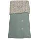 Sacos Capazo Cruzados Dylan Verde Exterior Serker Verde. Interior Pelo o Villela Estampado