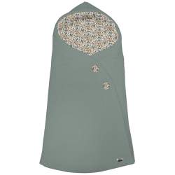 Sacos Capazo Cruzados Dylan Verde Exterior Serker Verde. Interior Pelo o Villela Estampado