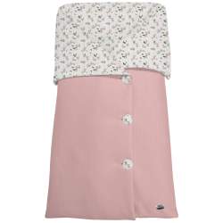 Sacos Capazo Cruzados Altea Rosado Exterior Serker Rosado. Interior Pelo o Villela Estampado