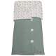 Sacos Capazo Cruzados Altea Verde Exterior Serker Verde. Interior Pelo o Villela Estampado