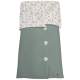 Sacos Capazo Cruzados Erick Verde. Exterior Puzzle Verde. Interior Pelo o Villela Estampado
