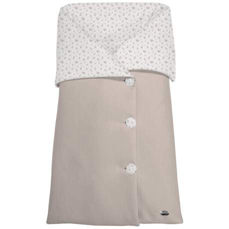 Sacos Capazo Cruzados Luan Tostado - Visón. Exterior Puzzle Tostado. Interior Pelo o Villela Estampado