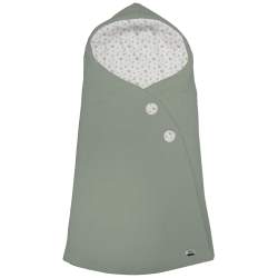 Sacos Capazo Cruzados Luan Verde. Exterior Puzzle Verde. Interior Pelo o Villela Estampado