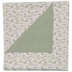 Mantitas Henry Verde. Exterior Pelo Estampado. Interior Villela o Pelo Liso