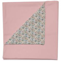 Mantitas Dylan Rosado. Exterior Serker Rosa. Interior Villela o Pelo Estampado