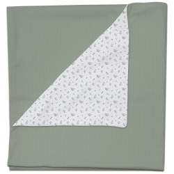 Mantitas Luan Verde. Exterior Puzzle Verde Interior Villela o Pelo Estampado