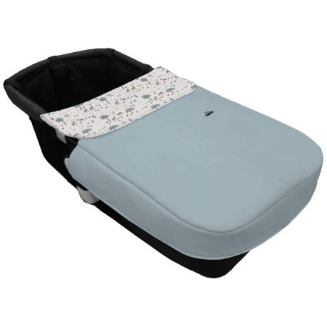 Sacos Capazo Con Colcha Bambi Azulado
