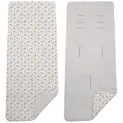 Colchoneta Reversible Zoe Gris