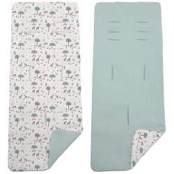 Colchoneta Reversible Bambi Azulado