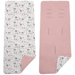 Colchoneta Reversible Bambi Rosado