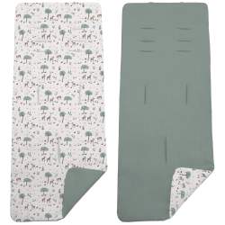 Colchoneta Reversible Bambi Verde