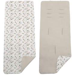 Colchoneta Reversible Cristel Marfil