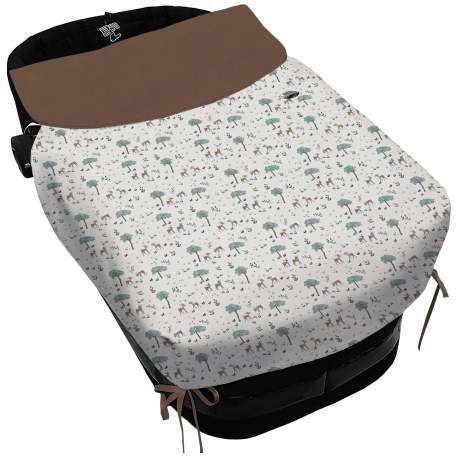 Sacos Capazo Con Colcha Benny Marrón
