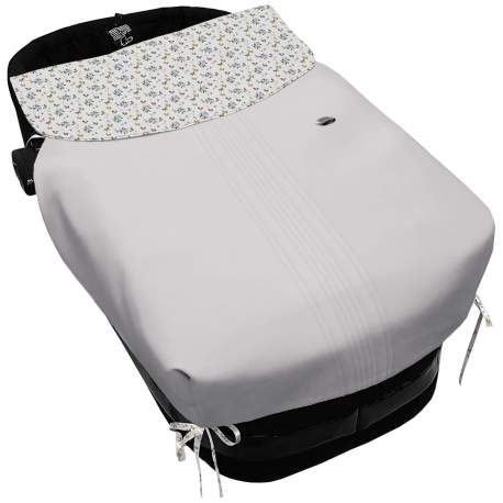 Sacos Capazo Con Colcha Zoe Gris
