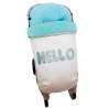 Saco polipiel con aplicación Hello mint  funda pelo o punto