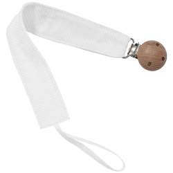 Pinza de Chupete Bambula Blanco
