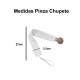 Pinza de Chupete Puzzle Gris