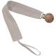 Pinza de Chupete Puzzle Tostado