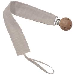 Pinza de Chupete Puzzle Tostado