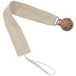Pinza de Chupete Piqué Camel
