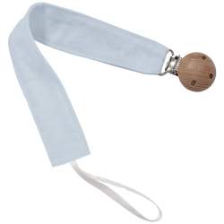 Pinza de Chupete Piqué Celeste