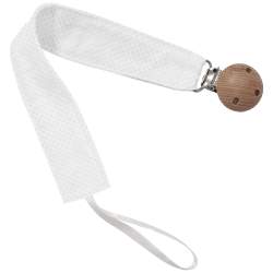 Pinza de Chupete Napoles Blanco