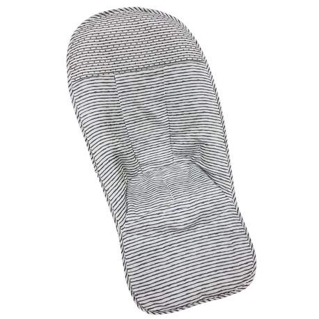 Funda universal estampado rayas y canesú en estampado estrellas gris.