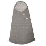 Saco capazo capucha micro pana palmeras