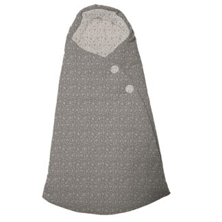 Saco capazo capucha micro pana palmeras