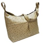 Bolso barco polipiel oro estampada estrellitas