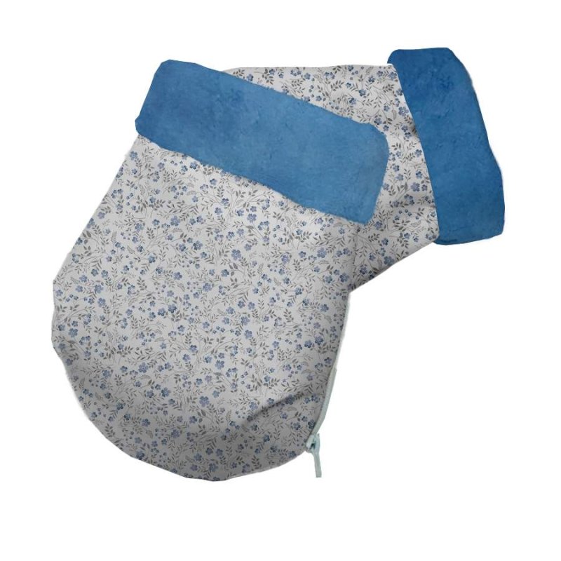 Guantes polipiel estampada liberty nude y pelo duke