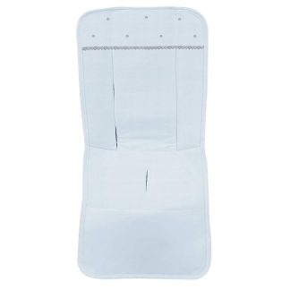 Funda Silla en piqué con picos y bodoques
