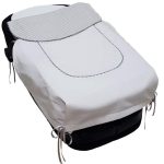 Colchas Universales Para Capazo en Canutillo Blanco con Picunela