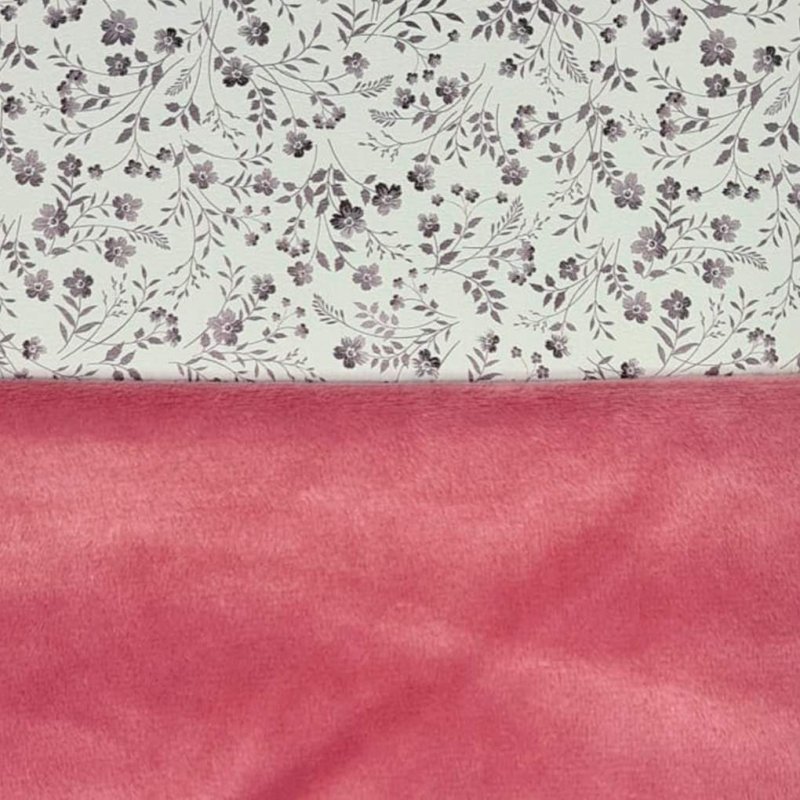 Saco modelo global en polipiel estampada liberty gris. Funda e interior en pelo o punto