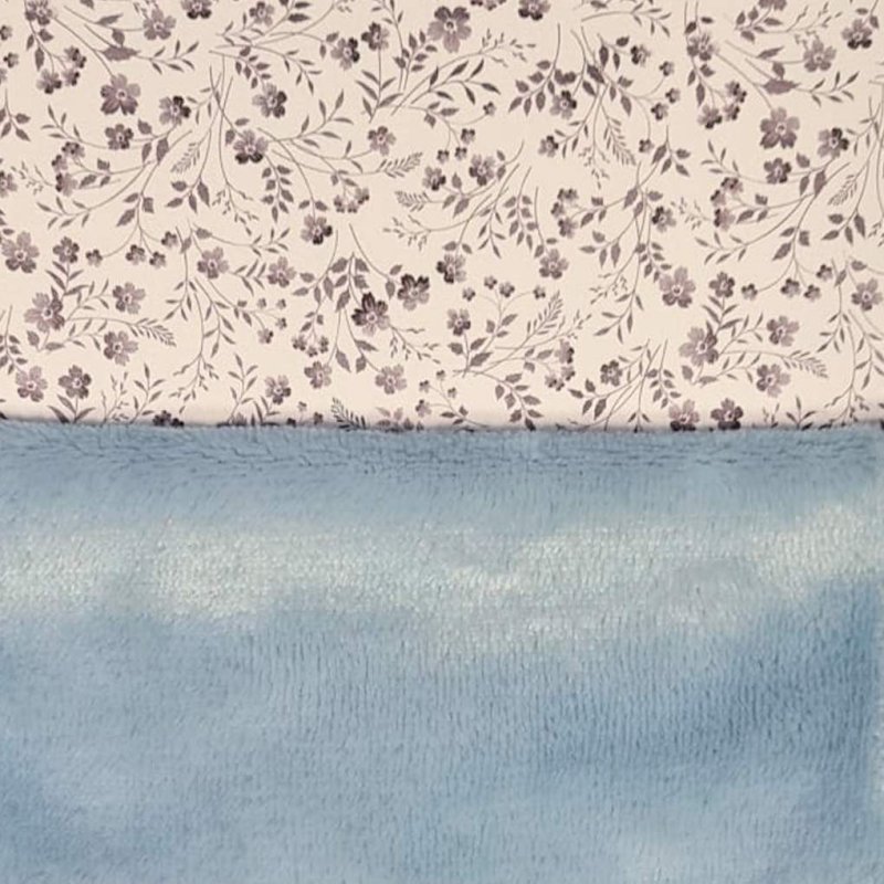 Saco modelo global en polipiel estampada liberty gris. Funda e interior en pelo o punto