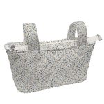 Bolsos Polipiel Flores Gris