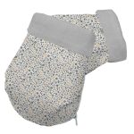 Guantes Polipiel Flores Verde