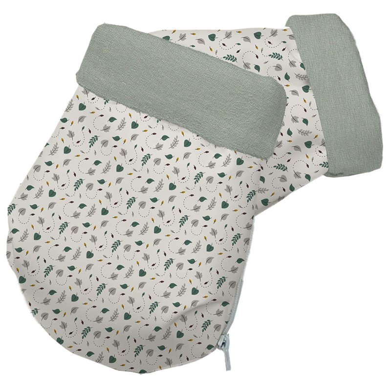 Guantes Polipiel Estampado Brisa Verde