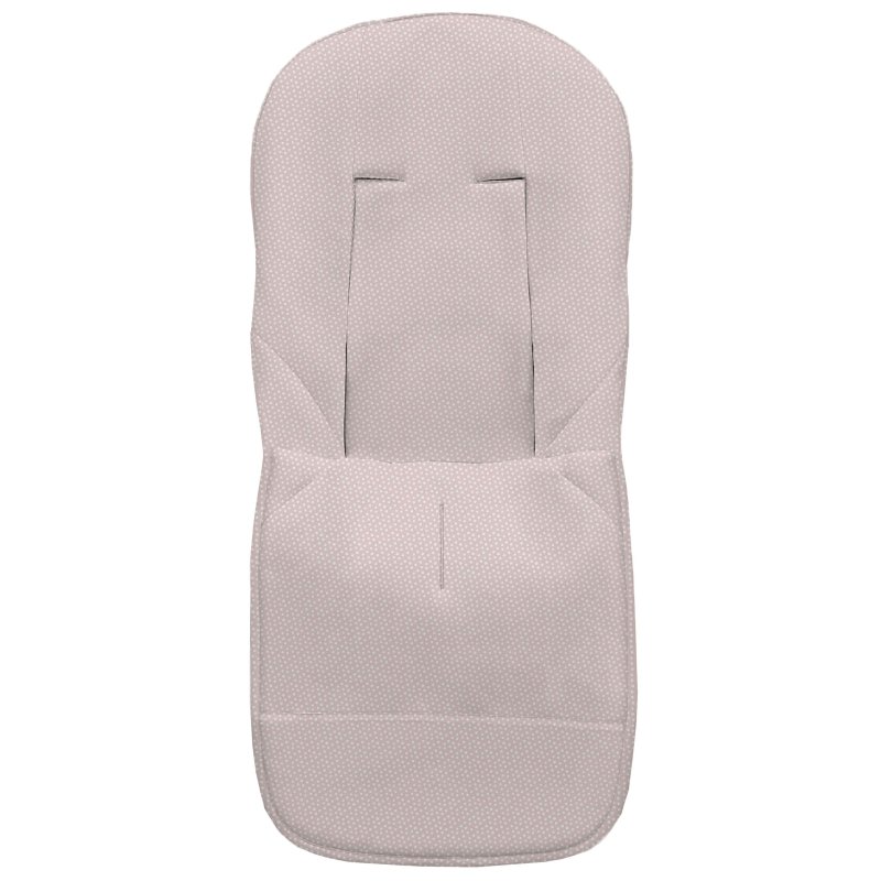 Fundas Silla Punto Estampado topos Celeste