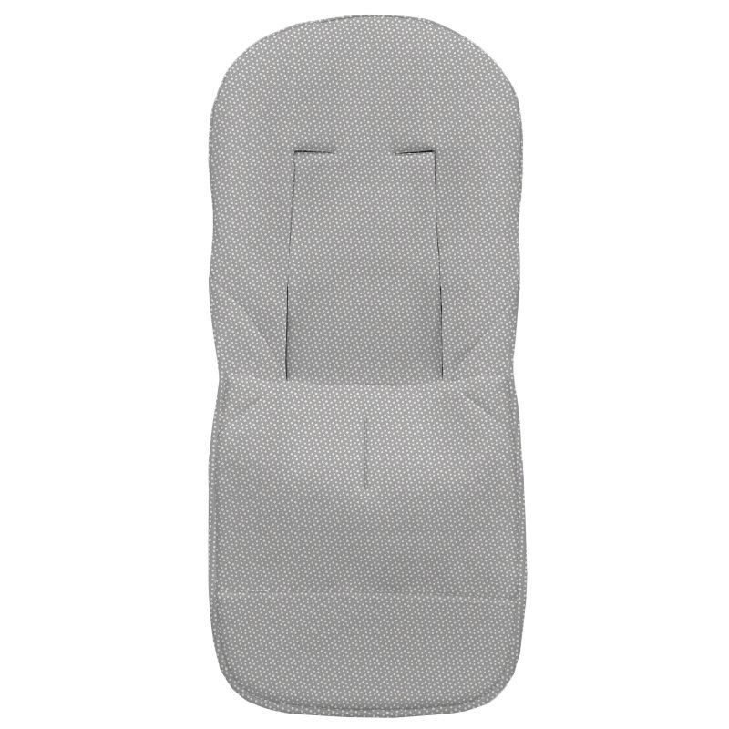 Fundas Silla Punto Estampado topos Celeste