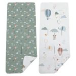 Colchoneta Reversible Globos Verde